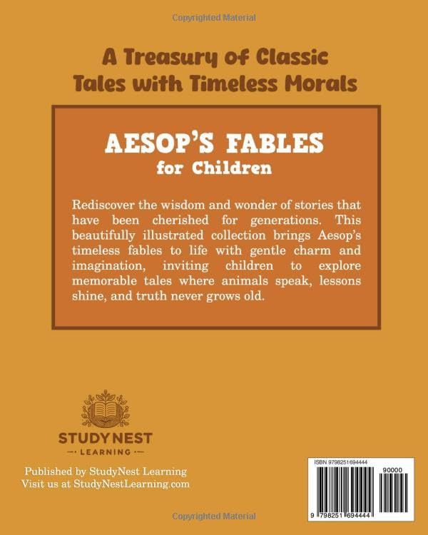 Aesop's Fables for Children: Classic Fables of Wisdom and Moral Lessons for Young Readers